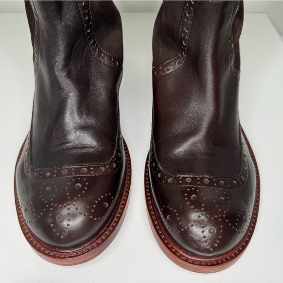 Marc by Marc Jacobs Leather Suede Tall Boots - Designer Style - Picture 4 of 6